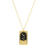 Knight of Cups Tarot Card Pendant Necklace