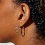 Lo Medium Slim Endless Hoops