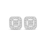 Pre-Owned Kay 1ct tw Diamond Earrings in 10k White Gold