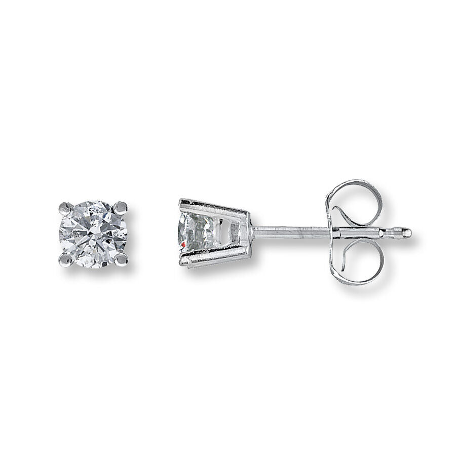 Cut Diamond Pre Loved Diamond Earrings Pre Owned Diamond Earrings