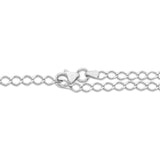Pre-Owned Kay 1/5ct tw Diamond Circle Link Bracelet in Sterling Silver