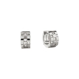 Eden Hoop Earrings in Silver Plating