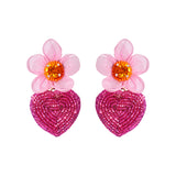 Aphrodite Earrings in Pink Multi