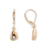 Pre-Owned Kay 1/4ct tw Diamond Drops Earrings in 14k Yellow Gold