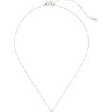 So Spade Mini Pendant in Clear & Silver