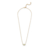 Valencia Opalite Evil Eye Pendant Necklace
