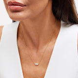 Valencia Opalite Evil Eye Pendant Necklace