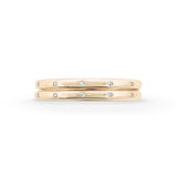 Clara 18k Gold Plated CZ Ring Set