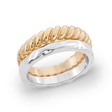 Iris Mixed Metal Ring