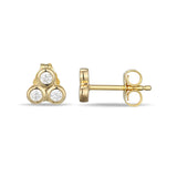 Vermeil Lab Grown 1/5ct tw Diamond Stud Pack