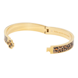 Heritage Spade Flower Hinged Bangle