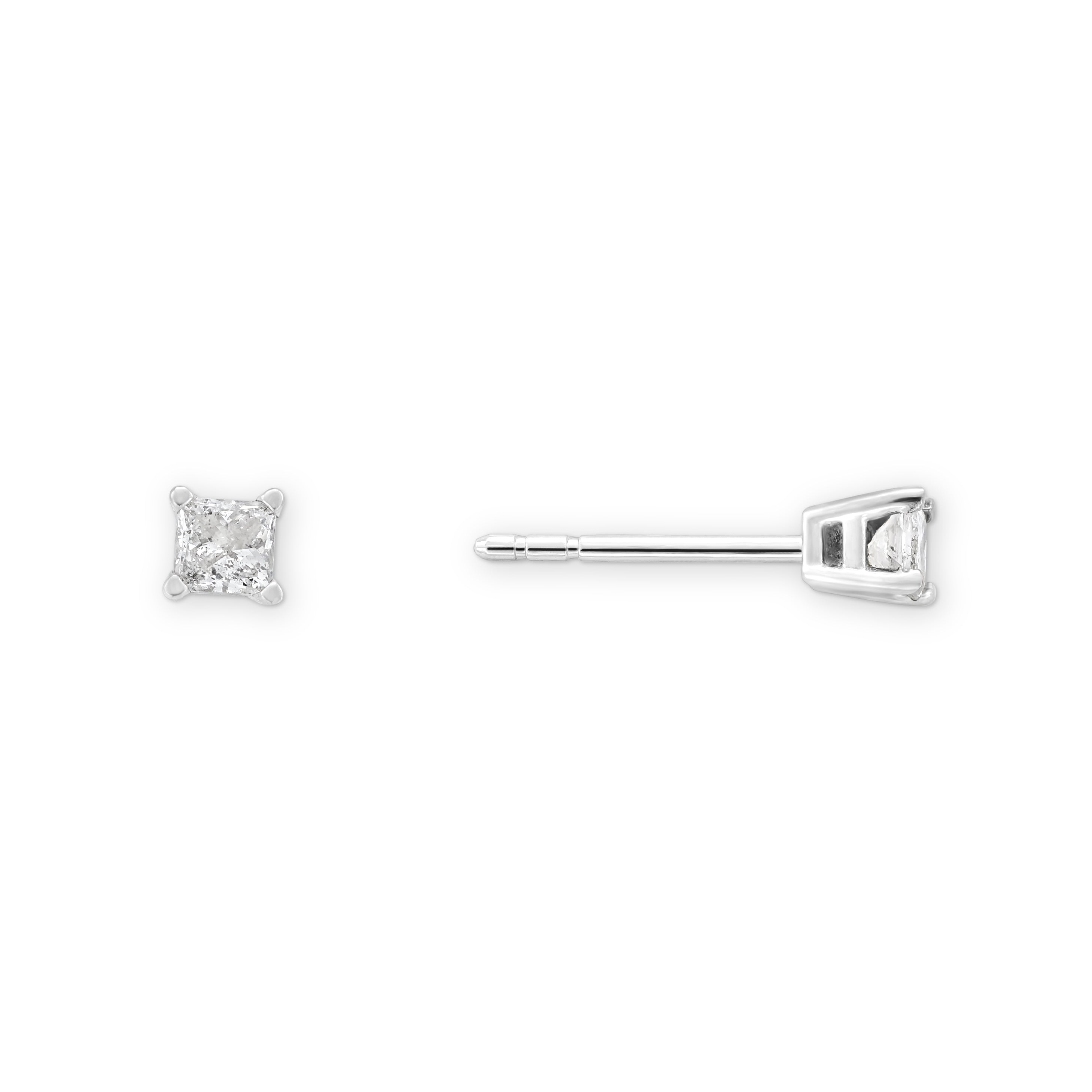 Ct Tw Zales Carat Diamond Earrings Round-Cut Diamond Solitaire