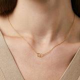 Sam Interlocking Circles Necklace