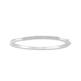 Pre-Owned Kay 1/4ct tw Diamond Bangle Bracelet in Sterling Silver