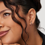 Sloane Stud Earrings in Silver Plating