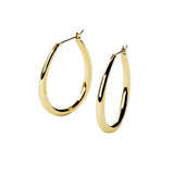 Cuidado Hoop Earrings in Gold