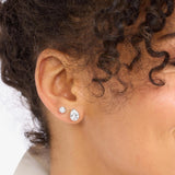 Isla 8mm Studs in Silver