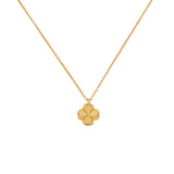 Spade Flower Mini Pendant in Gold