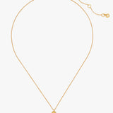 Spade Flower Mini Pendant in Gold