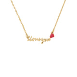 Say Yes I Love You Pendant Necklace