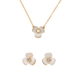 Disco Pansy Mini Pendant And Studs Boxed Gift Set
