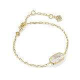 Elaina Luxe Chain Bracelet in White CZ