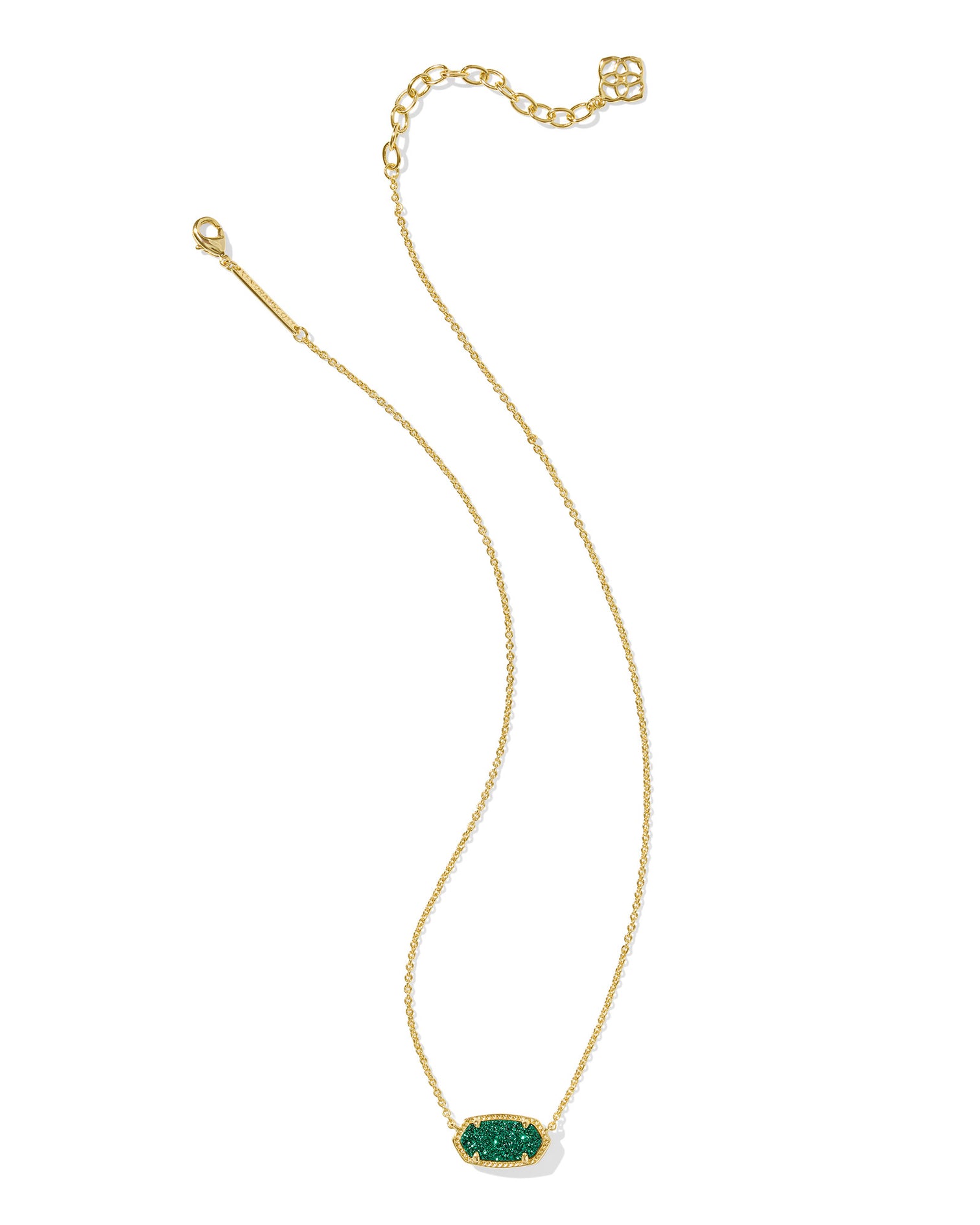 Elyssa Bass Chain, Lock, Crystal Necklace main image 1