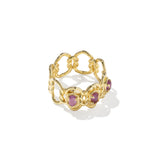 Joan Band Ring in Light Mauve Illusion