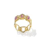 Joan Band Ring in Light Mauve Illusion
