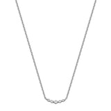 The Ulla 0.1ct tw Lab-Grown Diamond Necklace in Rhodium