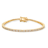 Tatum Tennis Bracelet in 18k Gold Plating & CZ