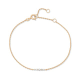 The Ulla 0.1 ct tw Lab-Grown Diamond Delicate Bracelet in 18k Gold Vermeil