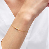 The Ulla 0.1 ct tw Lab-Grown Diamond Delicate Bracelet in 18k Gold Vermeil