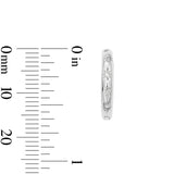 Star CZ Hoops in Silver