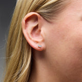 Marquise Vermeil 0.5ct tw Lab-Grown Diamond Flatback Studs in Vermeil