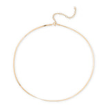 Thin Snake Chain Neclace in 18k Gold Plating over Sterling Silver