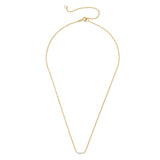 The Ulla 0.1ct tw Lab-Grown Diamond Necklace in 18k Gold Vermeil