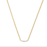 The Ulla 0.1ct tw Lab-Grown Diamond Necklace in 18k Gold Vermeil