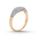 Shelly Signet Ring in Gold & CZ