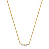 The Ulla 0.1ct tw Lab-Grown Diamond Necklace in 18k Gold Vermeil