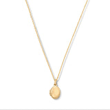 Locket Charm Necklace in 18k Gold Plating