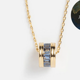 Color Theory Charm Necklace in Sky Blue