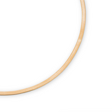 Medium Snake Chain Necklace in 18k Gold Plating over Sterling Silver