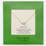 Gifting Dear Bestie Pendant Necklace in Cream