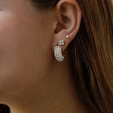 Studded Hoops