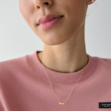 Gifting Dear Bestie Pendant Necklace in Cream